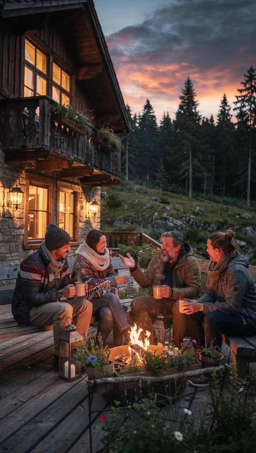 Natürliche Waldlandschaft mit Wanderwegen und üppigem Grün im Frühling